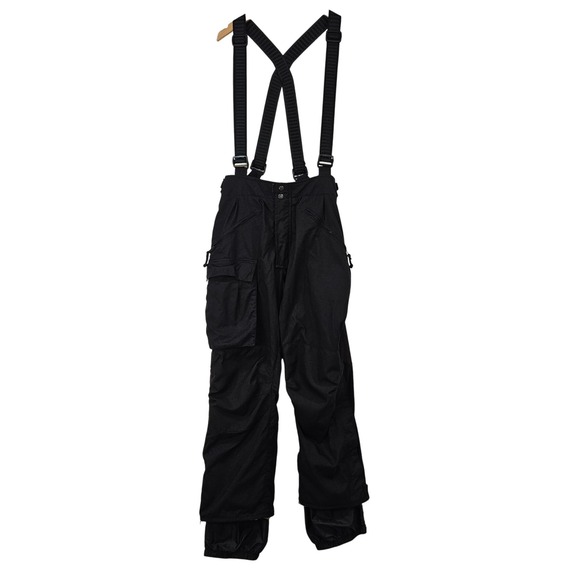 Burton Outland Mens Snowboard Bibs Ski Pants Large Black - Picture 1 of 16